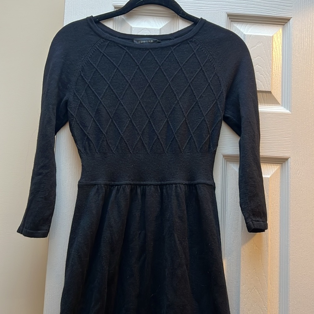 Spense dress angora/wool/ rayon/nylon/cotton blend Midi Dress EUC Small